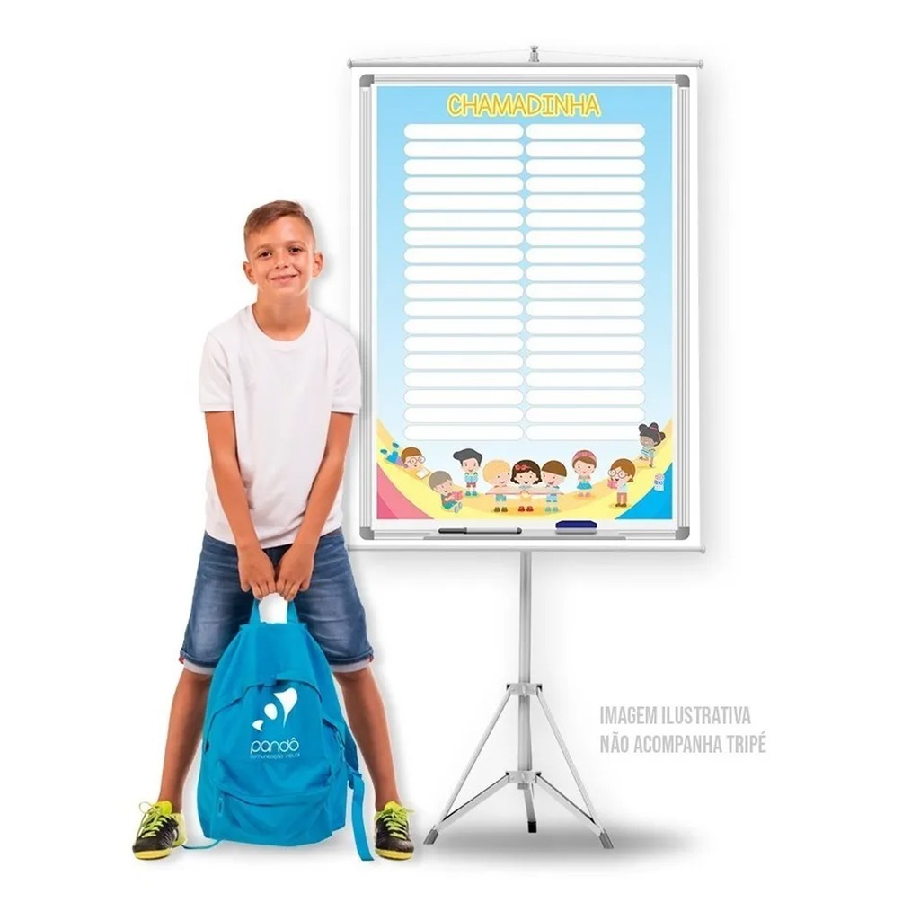 Banner Pedagógico Educativo Escolar Chamadinha 60 x 90 cm