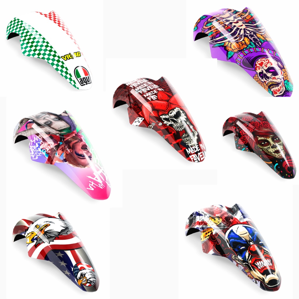 Adesivo de Paralama de Moto Varios Modelos