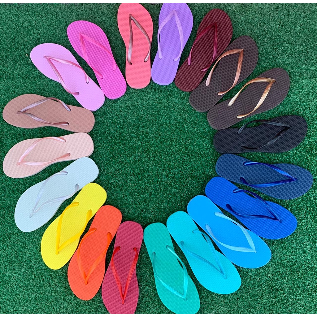 Lote 10 Pares de Chinelos Slin no Atacado ( Mescla)