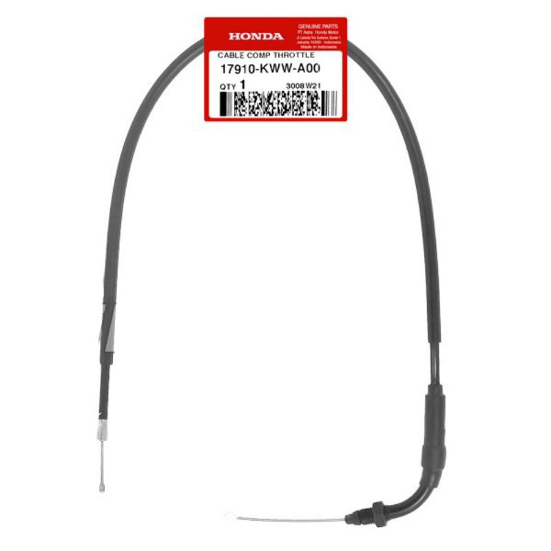 [17910-KWW-A00] REVO Absoluto 110 Correia De Gás/Cabo FIT Carbono-Lâmina Antiga-Injeção SUPRA X 125 FI/100/Ajuste Novo/C