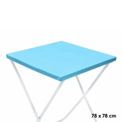 Toalha Plástica Cobre Manchas Perolizada - Azul Claro -10 ud