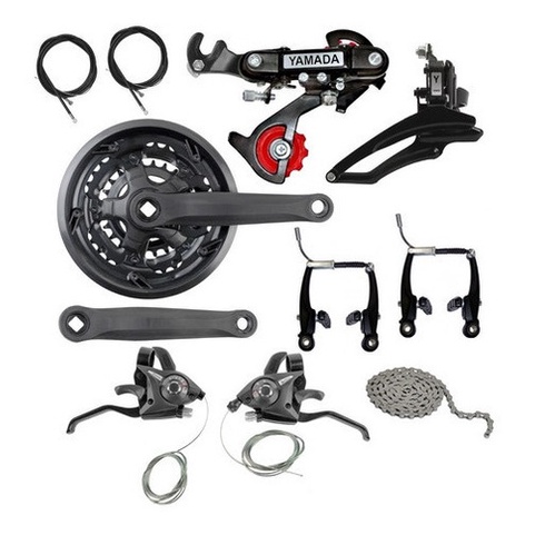 Câmbio Traseiro Dianteiro Pedivela Corrente Freio Rapid Fire - Spare Parts and Accessories for Vehicles