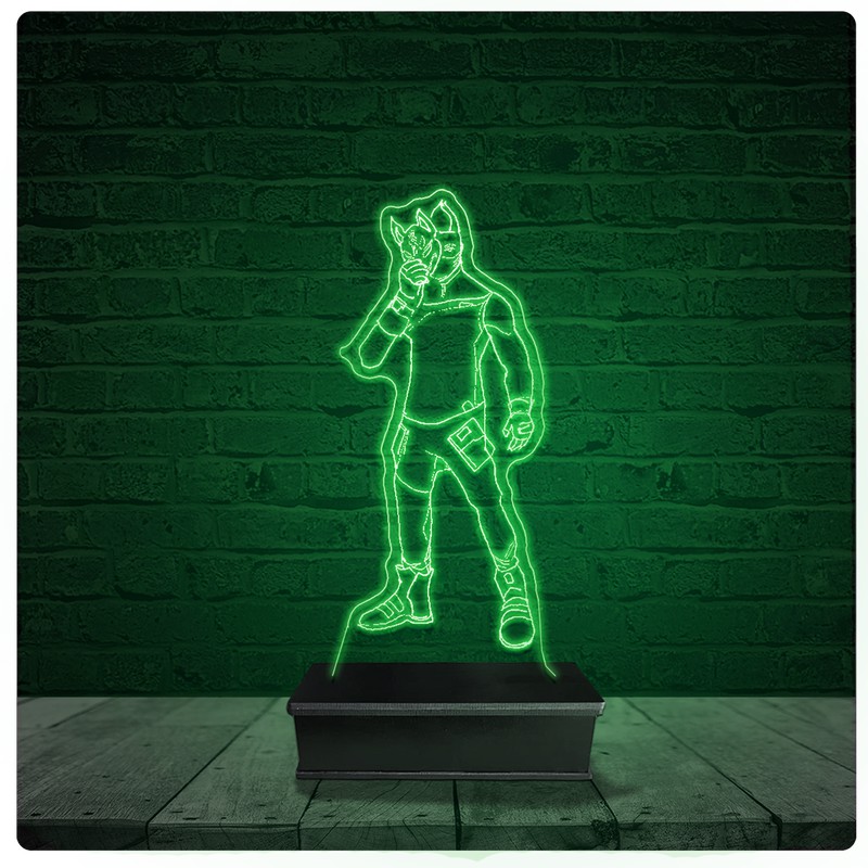 Luminária Abajur Acrílico Led - Fortnite Jogo 01
