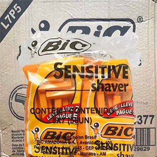 Aparelho De Barbear Bic Sensitive Shaver 56 Unidades