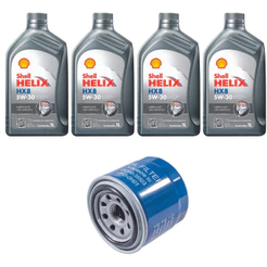 Kit Revisão Troca De Óleo Hyundai Elantra 1.8 16v Shell 5w30