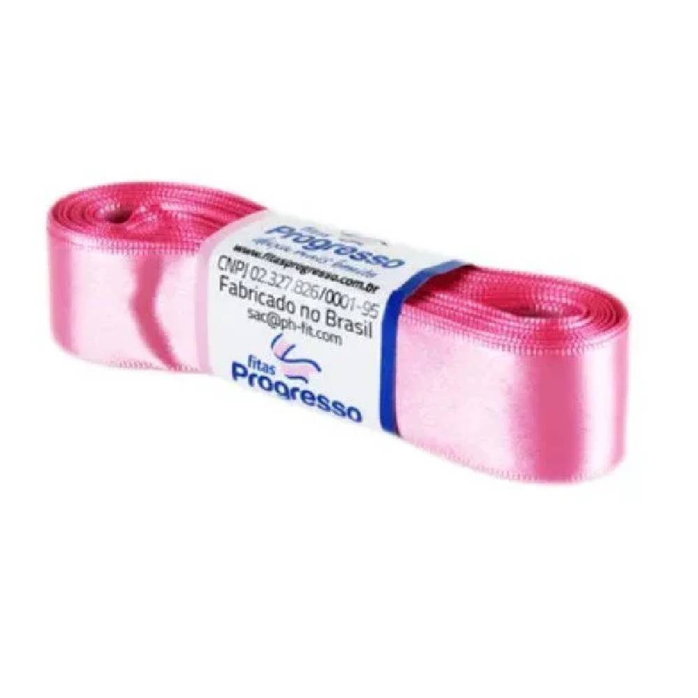 Fita de Cetim Progresso 22mm nº5 - 10m 240 Rosa Escuro - 1un