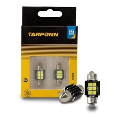 Lampada Led Torpedo 12v 6000k 31-36-39-41mm Tarponn Canbus Premium