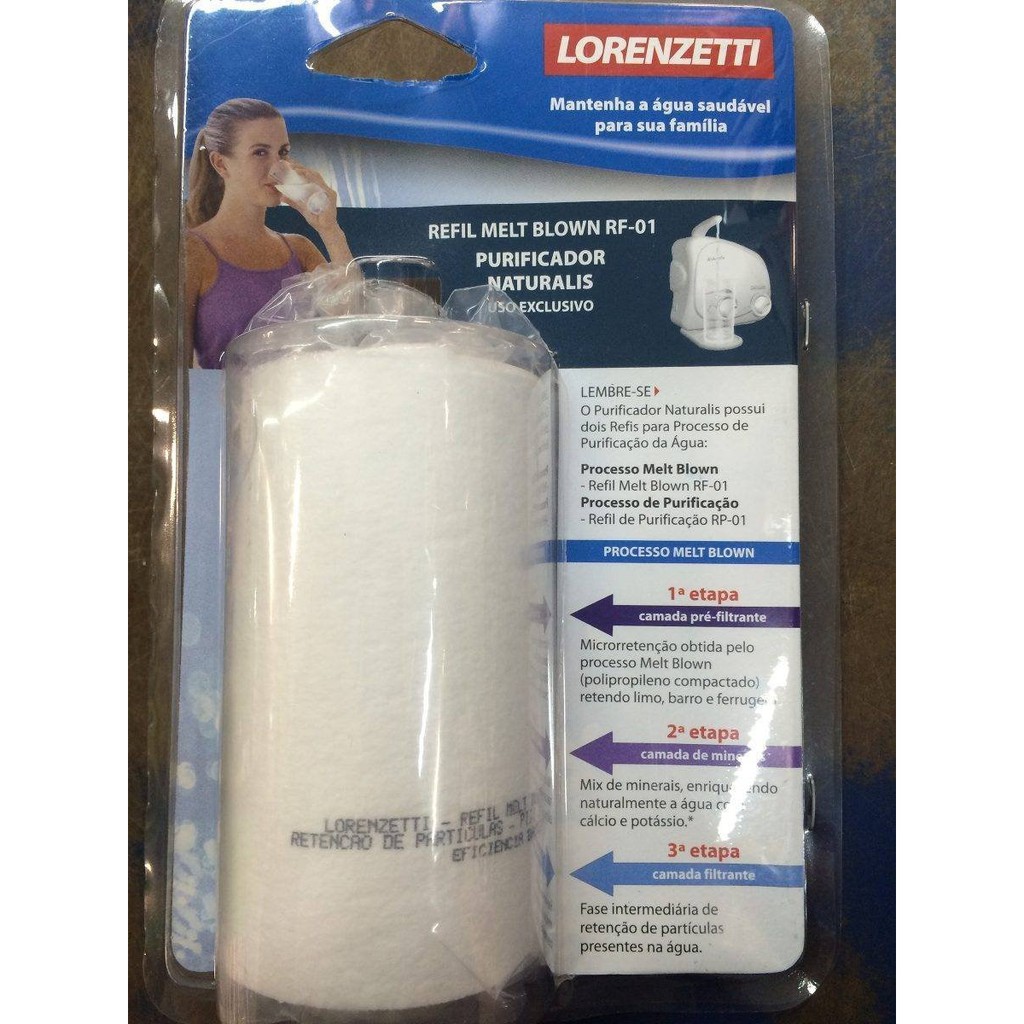 Refil Para Filtro Naturalis Rf-01 Lorenzetti Original