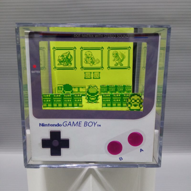 Cubo Diorama Pokémon Gameboy