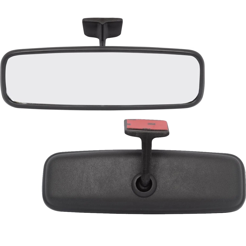 Espelho Retrovisor Interno - Linha Universal - Serve em qualquer carro - Lente Lisa C/ Dupla Face