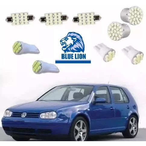 Kit Lampadas Led Do Golf - Luz Lanterna, Teto, Re - Forte