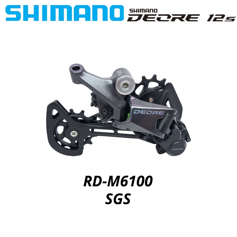 SHIMANO DEORE M6100 12s Groupset SL M6100 SHIFT LEVER RD M6100 SGS REAR  DERAILLEUR 12 Speed 12V SHIFTER SWTICH basic M7100 M8100 46TA | Shopee  Brasil