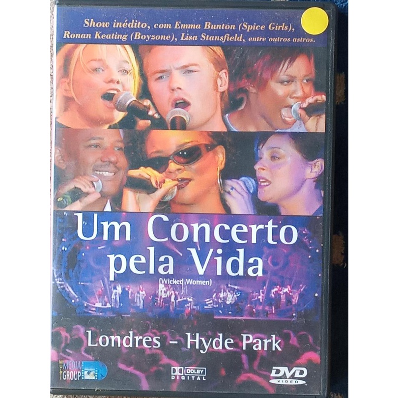DVD SHOW Wicked Woman Festival Live At Hyde Park / Um Concerto Pela Vida