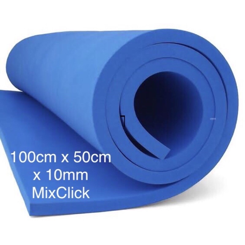 Colchonete Eva - 100cm X 50cm X 10mm - Pilates - Yoga - Tapete - Mix Click.