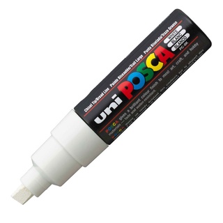 Caneta Posca PC-8K branco Uni-Ball