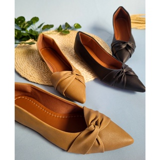 Sapatilha Feminina Bico Fino Sapato Feminino Napa Preta e Nude Rasteirinha Confortável Premium Promoção em Oferta na Shopee