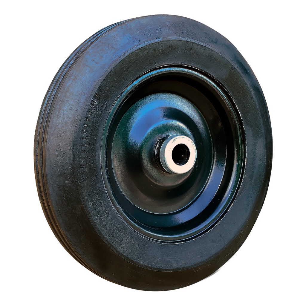 Roda Maciça Carrinho Mão Plataforma Armazém 350x8 Rolamento Rolete Eixo 1"
