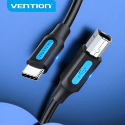 VENTION Cabo De Estampa USB-C De 480Mbps Mais Rápido Clara