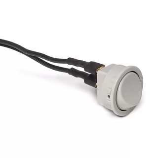 INTERRUPTOR GOTA REDONDO CINZA 2 PINOS COM CABO 10CM