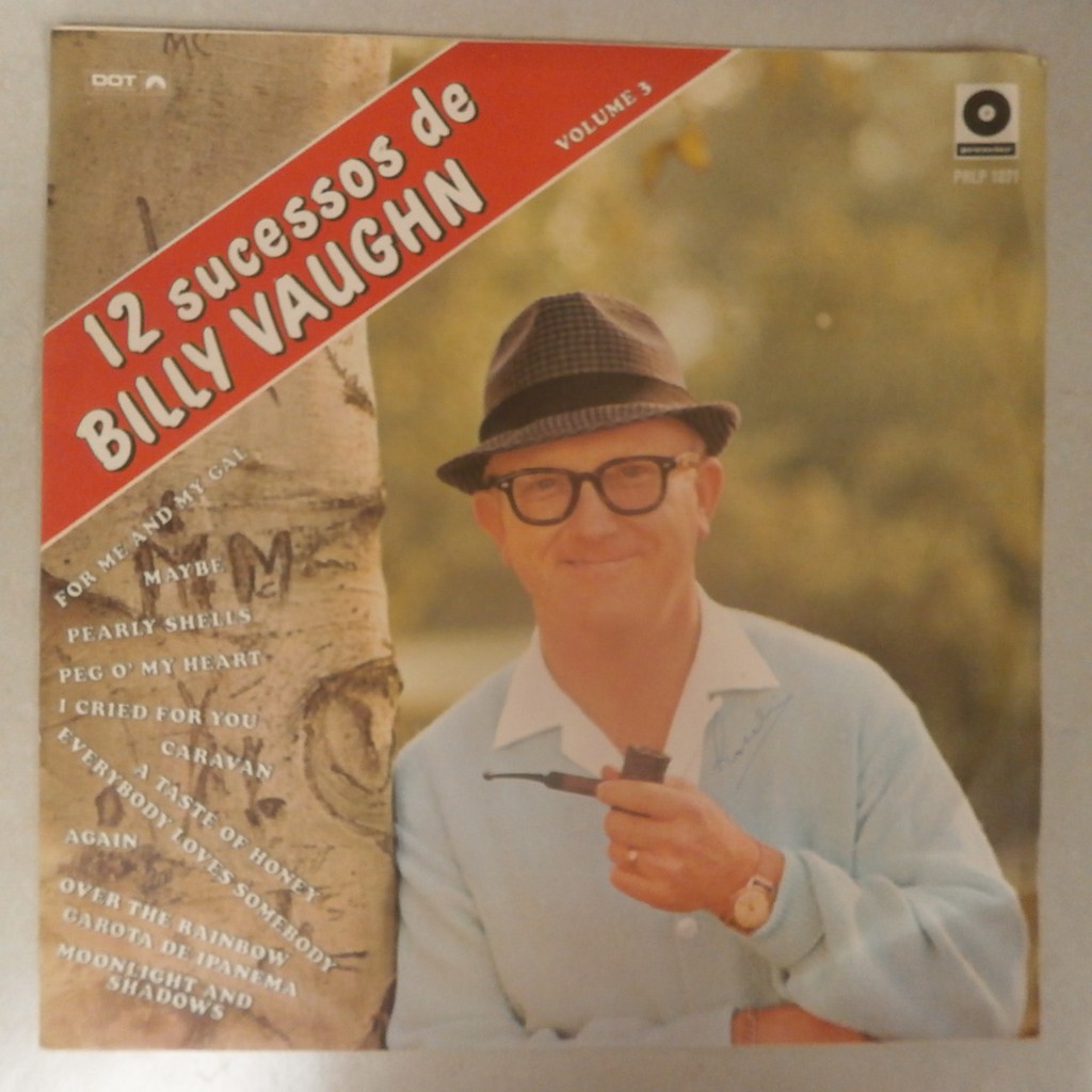 lp 12 sucessos de Billy Vaughn vol.3 1969, disco de vinil