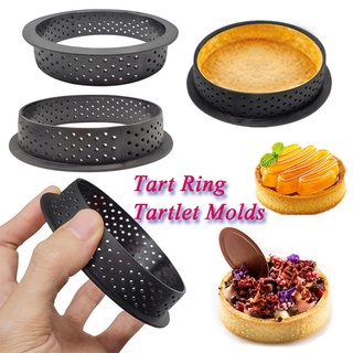 Anel Tart Bolo Mousse De Sobremesa Molde Do Cozimento Decoração Perfurado Rodada Ferramentas De Da Cozinha