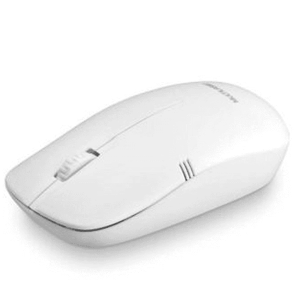 Mouse Sem Fio 2.4GHZ Branco Usb Multilaser MO286