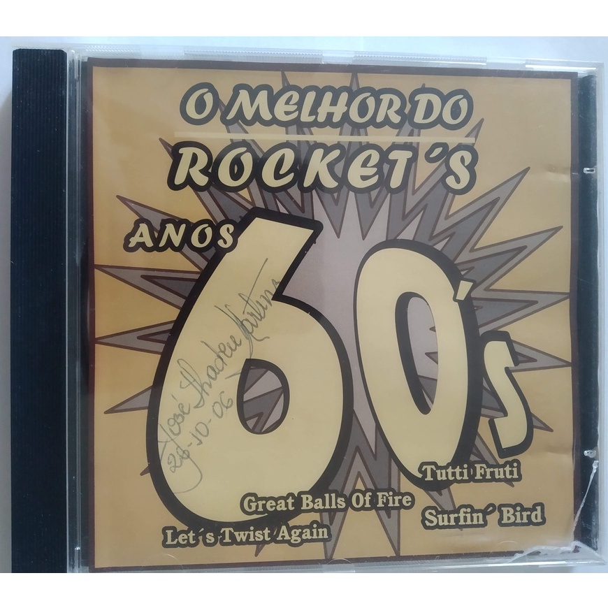 CD O Melhor do Rocket’s – Anos 60’s (Chubby Checker, Jerry Lee Lewis, Elvis Presley, Little Richards e outros)