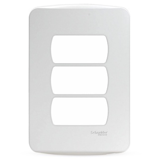 Placa 4x2 3 Postos Miluz Branca S3B77130 - Schneider