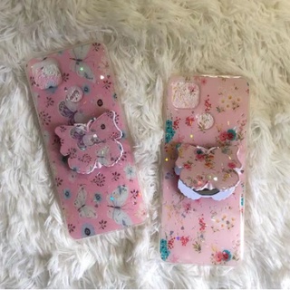 Capa Case Capinha Celular Motorola Moto G8 Power Lite A32 G9 Power G9 Plus Borboleta Com Espelho e Glitter