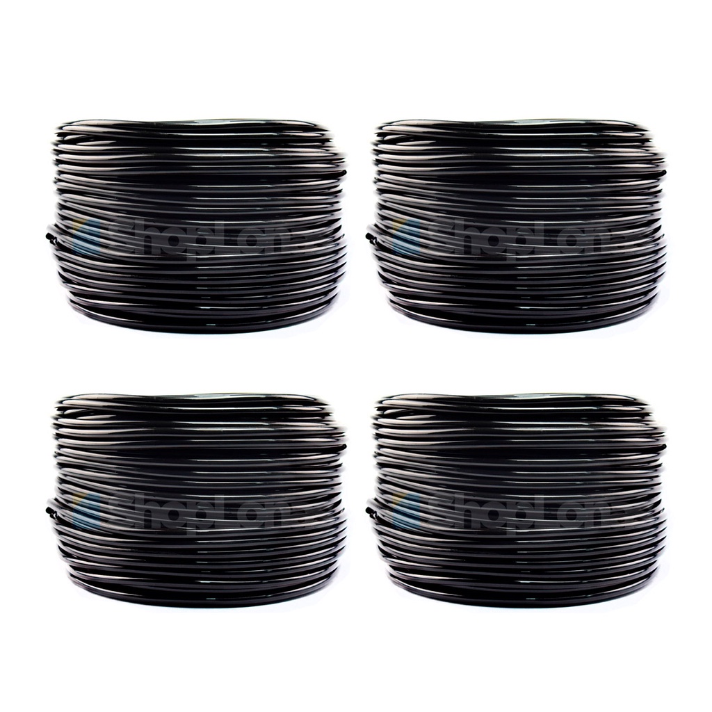 Microtubo Mangueira Pvc Irrigação 5x7 mm Rolo 100m Kit 4