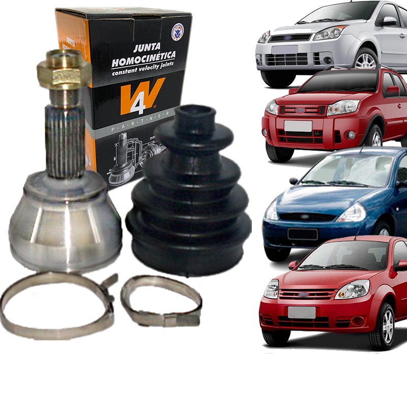 Junta Homocinética Ford Courier 1.6 99/13, Ecosport 1.0/1.6 Zetec 02/12, Fiesta 1.0/1.6 Zetec 02/, Fiesta 1.6 Zetec 99/06, Focus 1.6 Zetec 06/10, Ka 1.6 Zetec 00/12