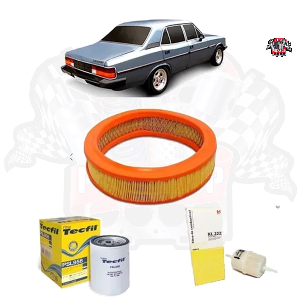 Filtros De Óleo - Ar - Combustível Opala - Caravan 4cc At 88