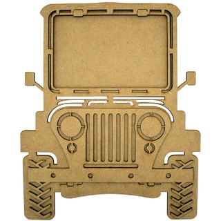 Kit 10 Porta Retrato Modelo Jeep Mdf