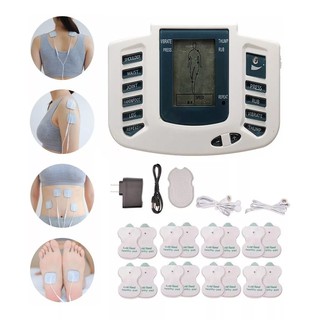 Aparelho Tens Digital Fisioterapia Massagem Profissional Estimulador Elétrico Completo Para o Corpo Relaxe Músculo, Terapia