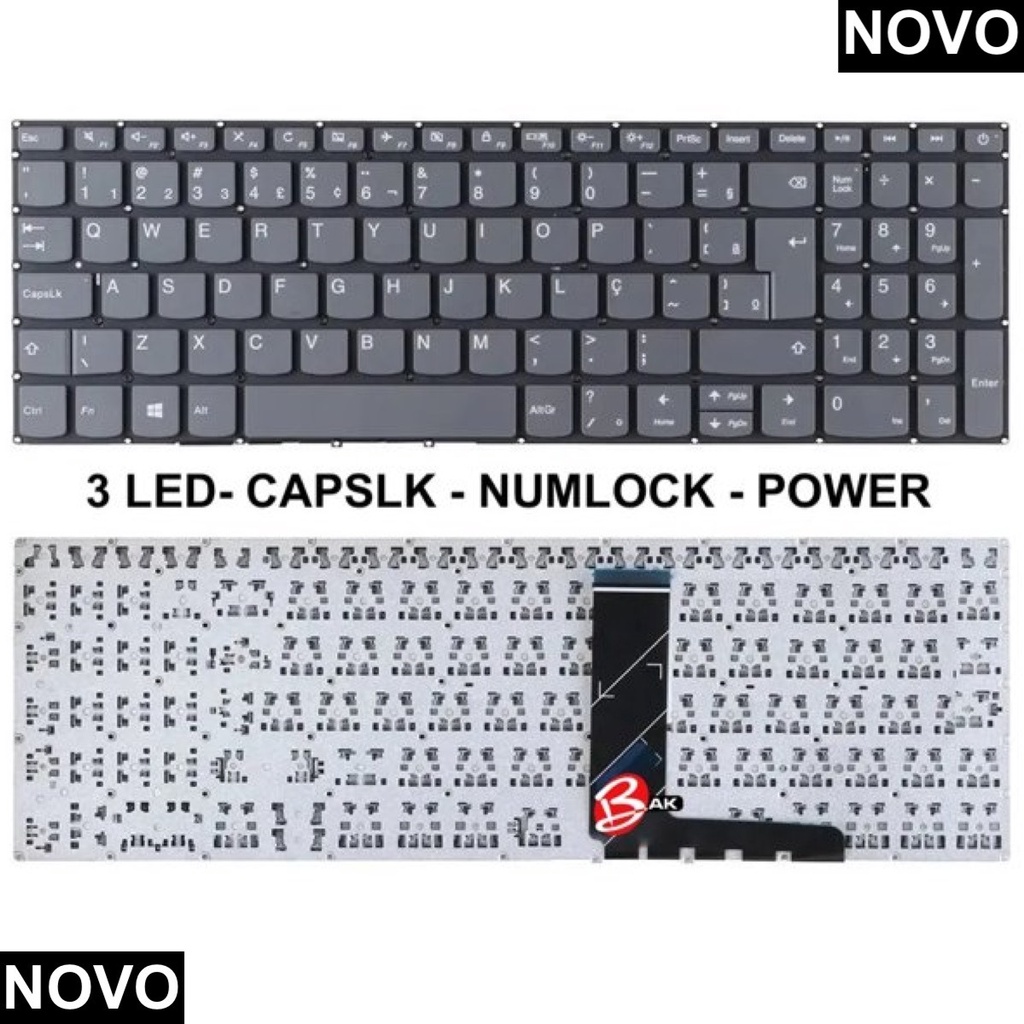 Teclado Abnt2 Para Lenovo Ideapad S145-15iwl 81s90005br