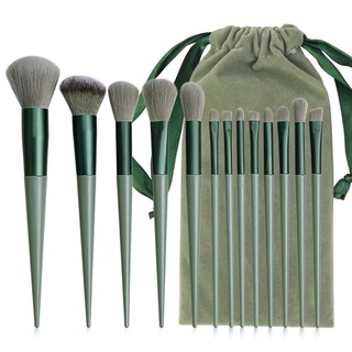 13Pcs Eye Shadows Professional Ferramenta Sintética De Contorno De Punhos Sintéticos Delicado Conjunto De Escovas De Maquiagem Soft Premium