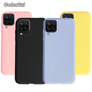 Samsung Galaxy A12 5G A42 A52 A21S A02s A31 A41 A51 A71 A11 Case Candy Colors Soft TPU Phone Case Back Cover