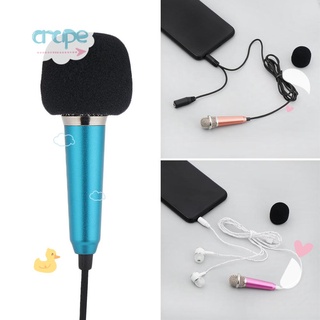 Chape Mini Microfone / Alto-Falante Portátil De 3,5mm Para Celular