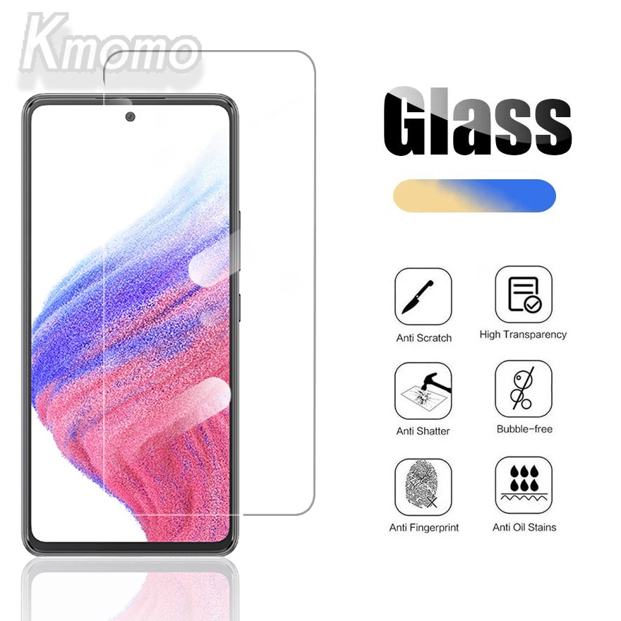 Vidro Temperado 9H Samsung A53 A33 A73 A52s A22 A42 5G A13 A52 A72 A32 4G A03 A03s A10 A20 A30 A50 A70 A70s A02 A12 A01 