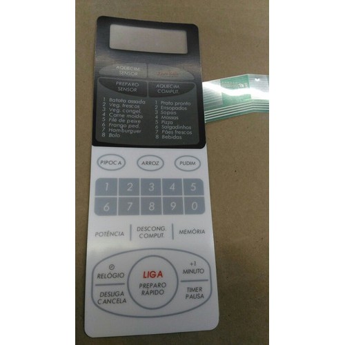 Membrana Teclado  Microondas Sharp Rb 4h46 / Rb5a66 A