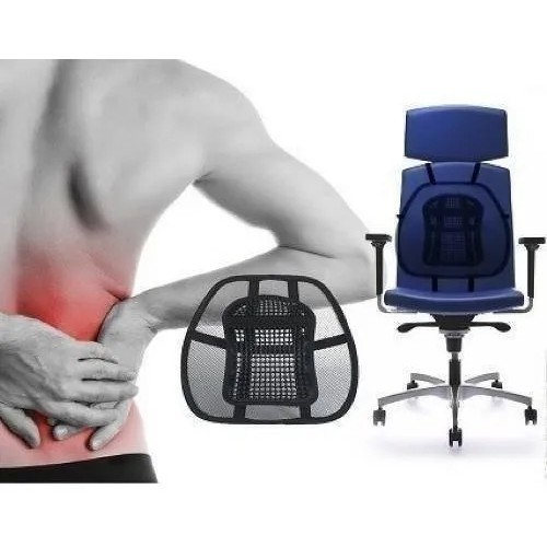 Encosto Apoio Lombar Corretor Postural Ortopédico Suporte Cadeira Carro Ergonômico