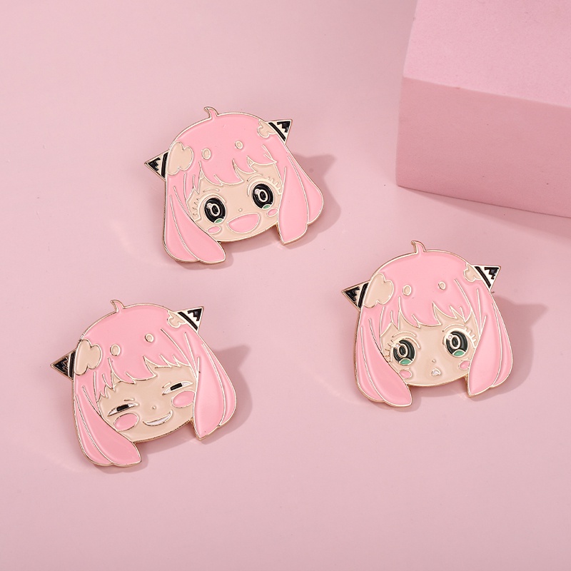 Broches Spyxfamily De Desenho Animado Anya/Forger/Yor Anime Fofo