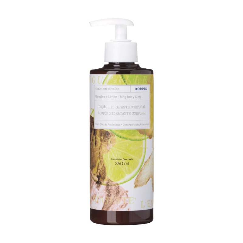Loção Hidratante Corporal Korres Gengibre e Limão - Comprar com Melhor Preço em Banho e Cuidados com o Corpo