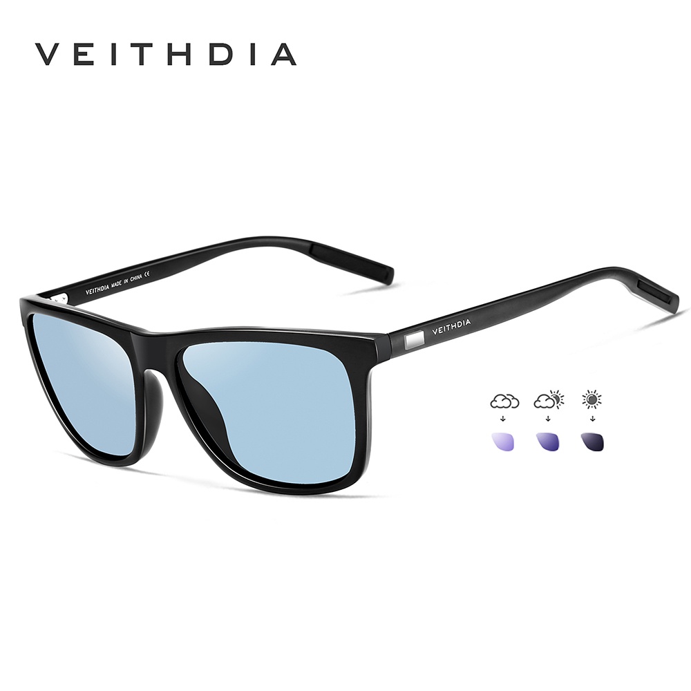 VEITHDIA Marca Retro Al + TR90 Óculos De Sol De Lente Polarizada Para Homens/Mulheres 6108 em Oferta na Shopee