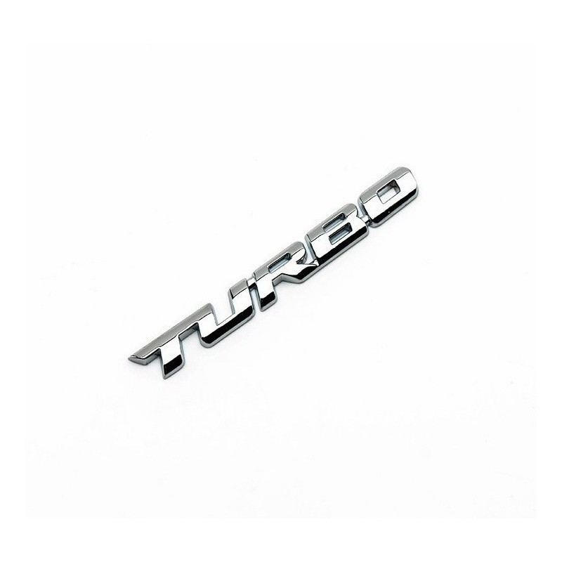 Emblema Turbo Carro Moto Em Metal Ótimo Acabamento Cromado em Oferta na Shopee