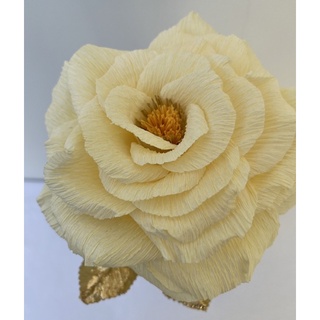 Rosas amarelas de papel crepom italiano vi para decoração | Shopee Brasil