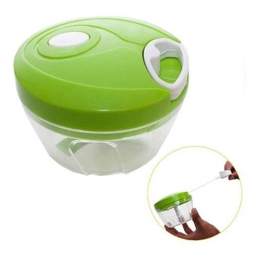 Mini Processador De Alimentos Manual Cozinha Casa Tritura
