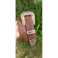 Cinto Country Feminino Em Couro Excelente Qualidade Estilo Country Moda Vaqueira ENVIO IMEDIATO