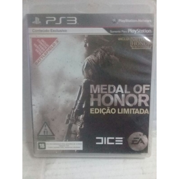 Medal Of Honor Edição Limitada Warfighter Ps3 Original Fisica