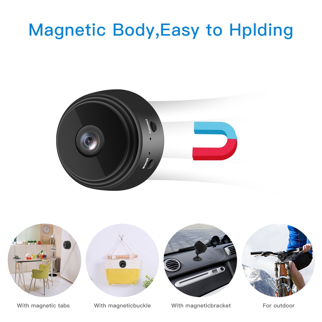 hd magnetic wireless camera